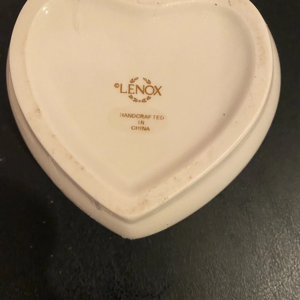 Lenox heart shaped